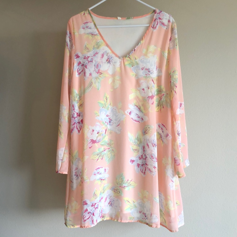 PinkBlush Maternity Floral Tunic Dress